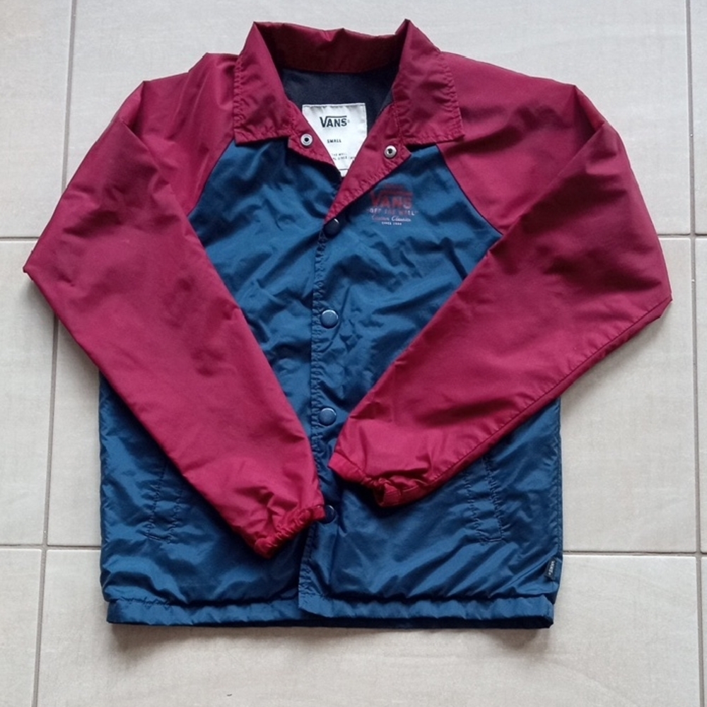 Vans Burgundy and Navy Jacket